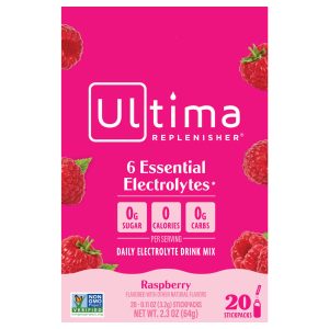 Ultima Replenisher, Electrolyte Mix, Raspberry, 20 Packets, 0.11 oz (3.2 g) Each