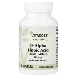 Vitacost, Everyday, R-Alpha Lipoic Acid, 80 mg, 60 Capsules