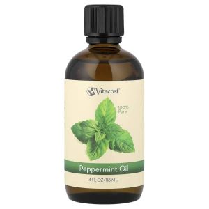 Vitacost, 100% Pure Peppermint Oil, 4 fl oz (118 ml)