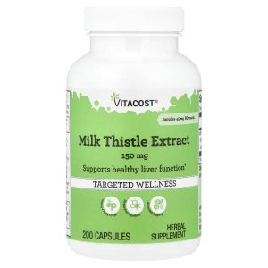 Vitacost, Milk Thistle Extract, 150 mg, 200 Capsules