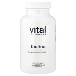Vital Nutrients, Taurine, 120 Vegan Capsules (1,000 mg per Capsule)