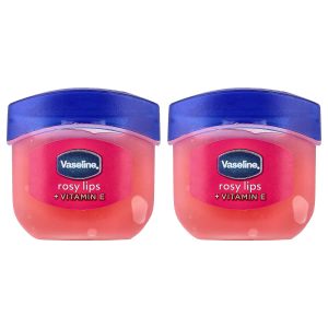 Vaseline, Lip Therapy® Jelly, Rosy Lips, 2 Pack, 0.25 oz (7 g) Each