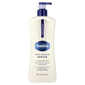 Vaseline, Advanced Repair Body Lotion, Fragrance Free, 20.3 fl oz (600 ml)
