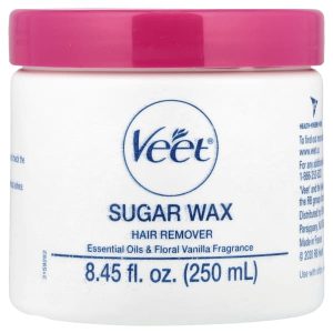 Veet, Sugar Wax Hair Remover, Essential Oils & Floral Vanilla, 14 Pieces