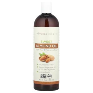 Viva Naturals, Sweet Almond Oil, 16 fl oz (473 ml)