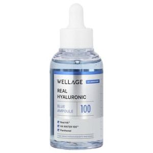 Wellage, Real Hyaluronic Blue Ampoule 100, 2.02 fl oz (60 ml)