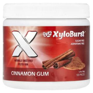 Xyloburst, Xylitol Gum, Cinnamon, 100 Pieces, 5.29 oz (150 g)