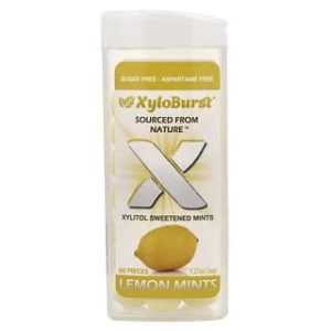 Xyloburst, Xylitol Sweetened Mints, Lemon, 60 Pieces, 1.27 oz (36 g)