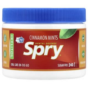 Xlear, Spry®, Cinnamon Mints, 240 Pieces