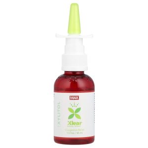 Xlear, Natural Saline, Nasal Spray with Xylitol, Maximum Relief, 1.5 fl oz (45 ml)