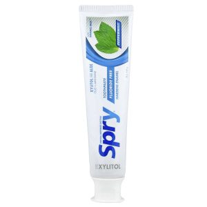 Xlear, Spry, Fluoride Free Toothpaste, Peppermint, 5 oz (141 g)