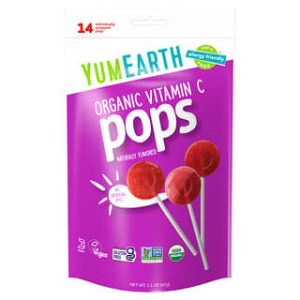 YumEarth, Organic Vitamin C Pops, Assorted, 14 Pops, 3.1 oz (87 g)