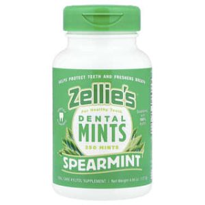 Zellie's, Dental Mints, Spearmint, 250 Pieces