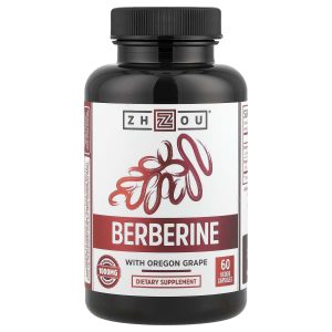 Zhou Nutrition, Berberine with Oregon Grape, 60 Veggie Capsules