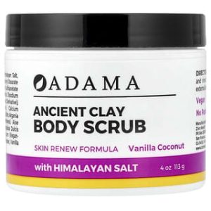 Zion Health, Adama, Ancient Clay Body Scrub, Vanilla Coconut, 4 oz (113 g)